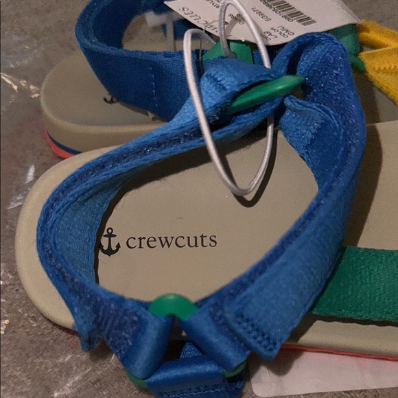 Crewcuts Blue and Yellow Sandals for Casual Summer Days - Picture 2 of 5